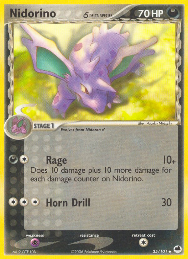 (#35/101) Nidorino - Normal [Dragon Frontiers]