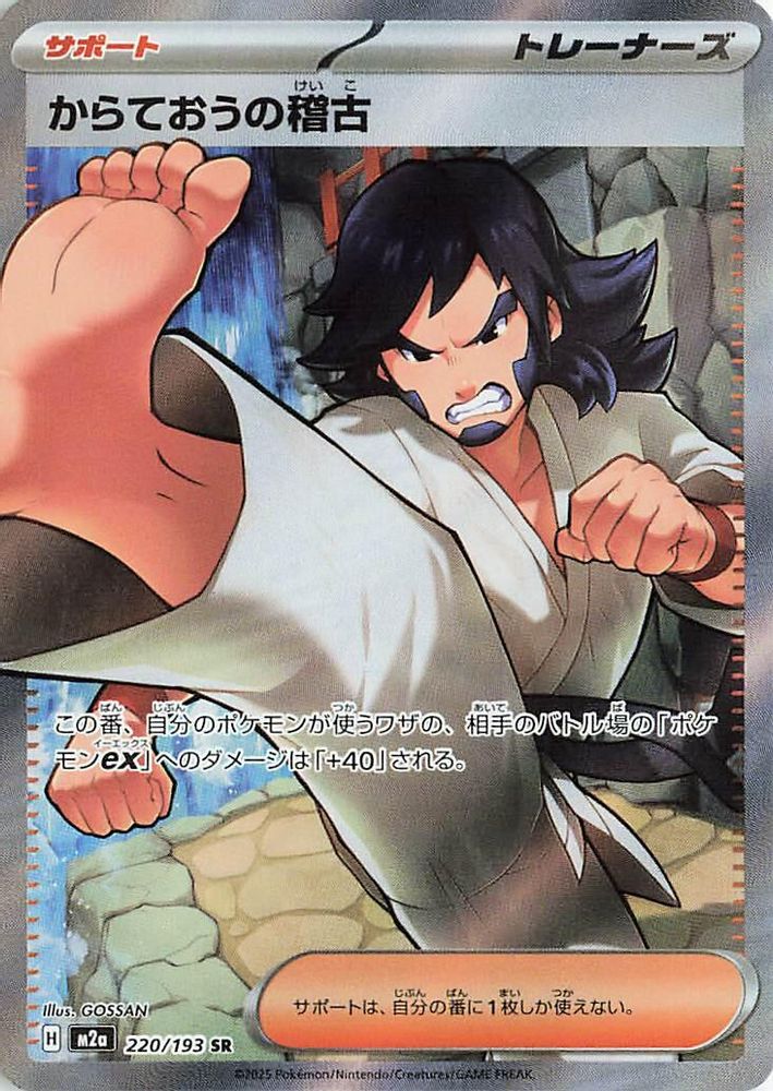 (#220/193) Black Belt's Training - Holo [MEGA Dream ex (JPN)]