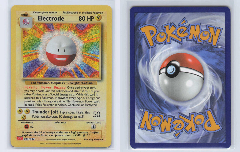 (#011/034) Electrode - Holo [Trading Card Game Classic]