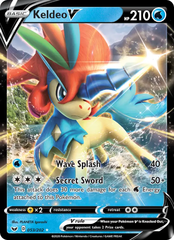 (#053/202) Keldeo V [Sword & Shield: SW&SH Base Set]