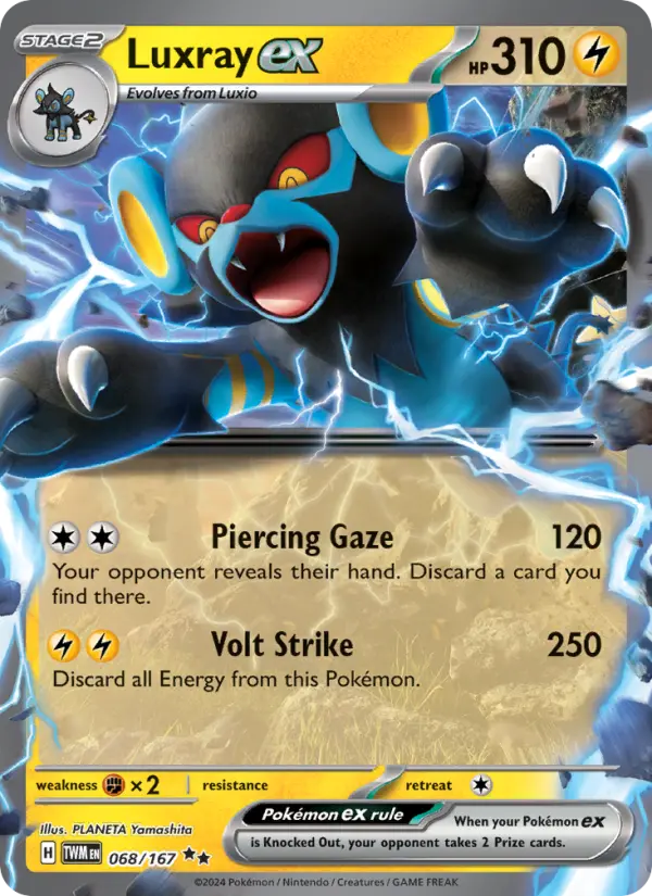 (#068/167) Luxray ex [Scarlet & Violet: Twilight Masquerade]