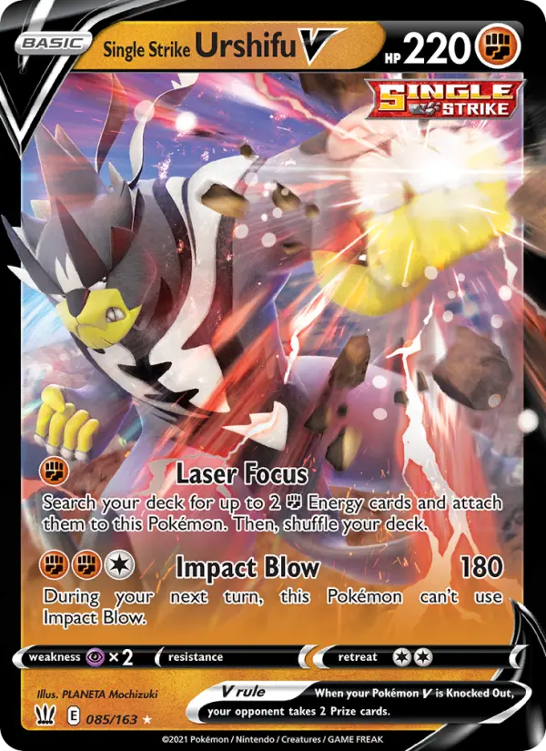 (#085/163) Single Strike Urshifu V [Sword & Shield: Battle Styles]