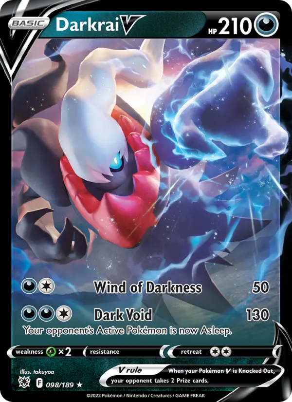 (#098/189) Darkrai V [Sword & Shield: Astral Radiance]