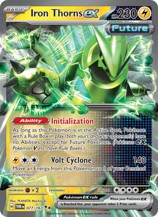 (#077/167) Iron Thorns ex [Scarlet & Violet: Twilight Masquerade]