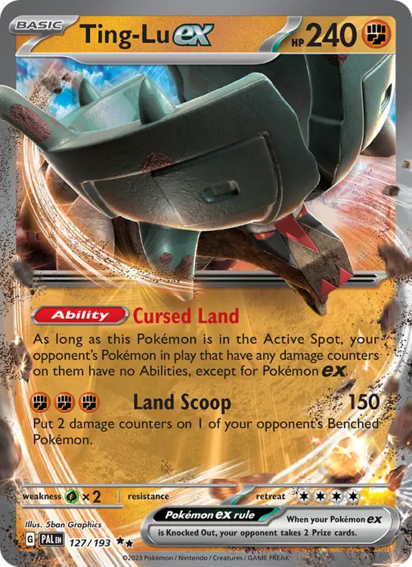 (#127/193) Ting-Lu ex [Scarlet & Violet: Paldea Evolved]