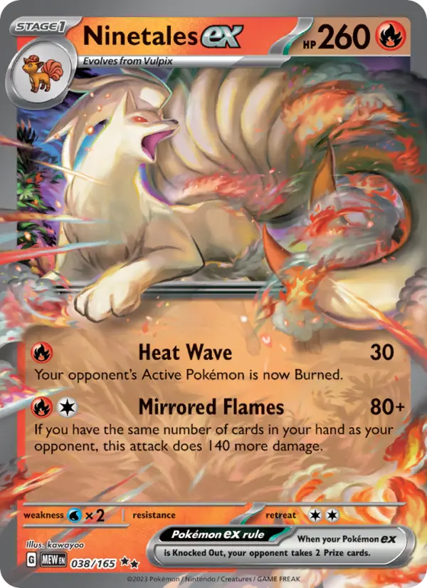 (#038/165) Ninetales ex [Scarlet & Violet: 151]