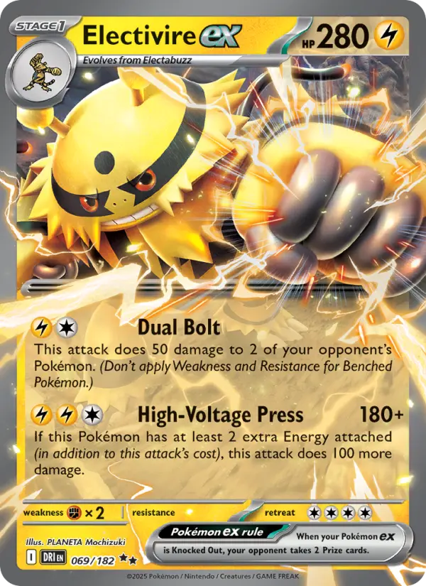 (#069/182) Electivire ex [Scarlet & Violet: Destined Rivals]