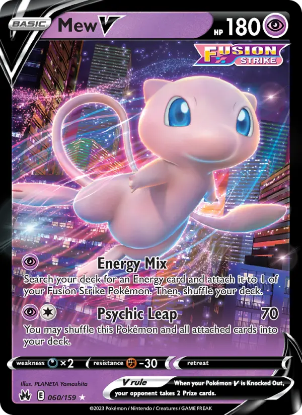 (#060/159) Mew V [Sword & Shield: Crown Zenith]