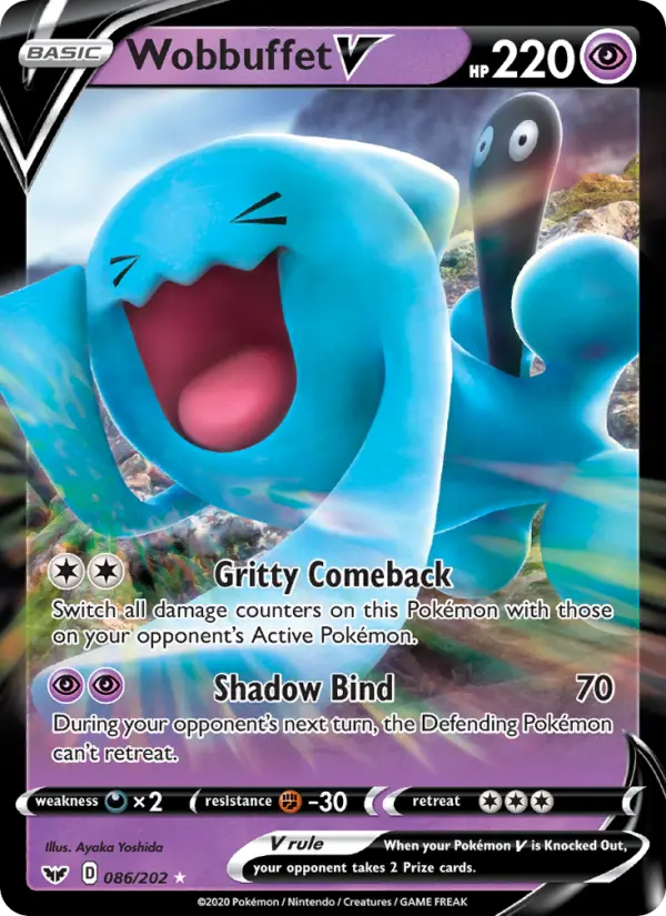 (#086/202) Wobbuffet V [Sword & Shield: SW&SH Base Set]
