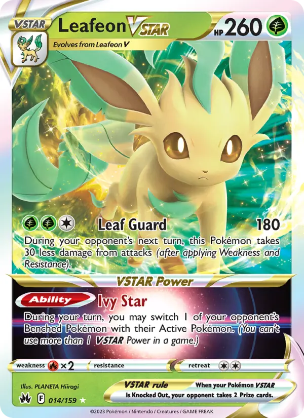 (#014/159) Leafeon VSTAR [Sword & Shield: Crown Zenith]