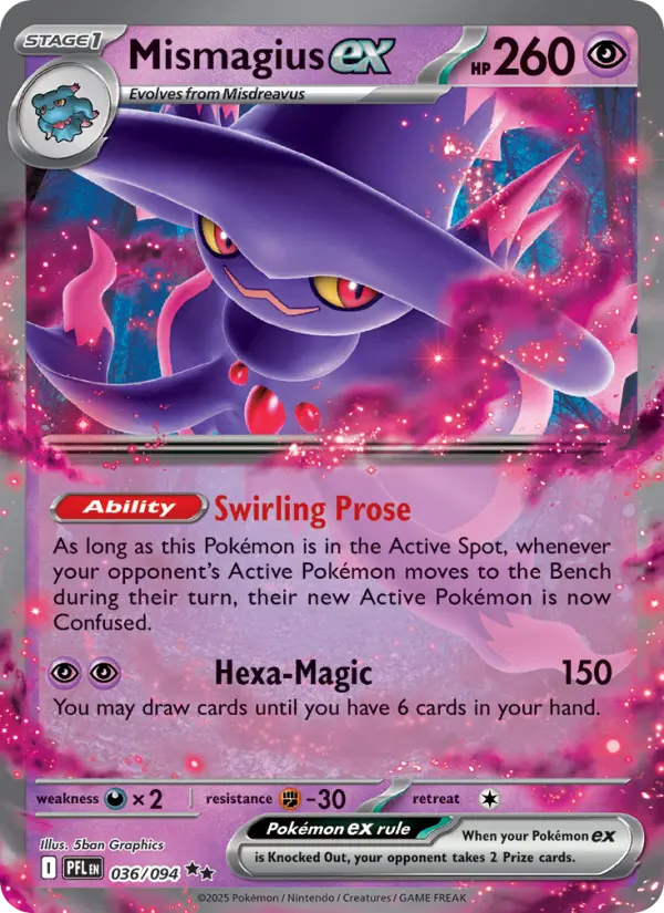 (#036/094) Mismagius ex [Mega Evolutions: Phantasmal Flames]