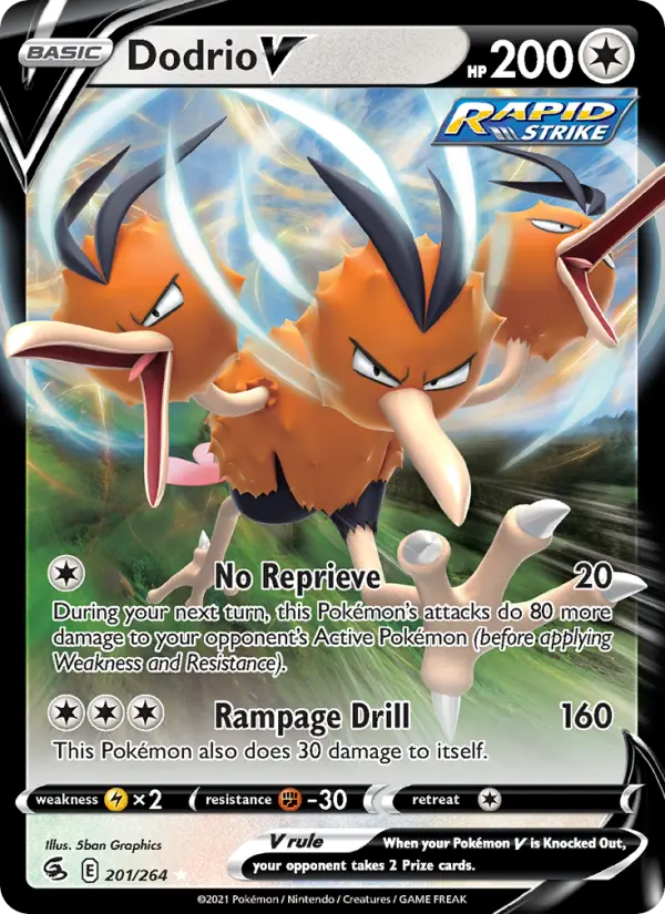 (#201/264) Dodrio V [Sword & Shield: Fusion Strike]