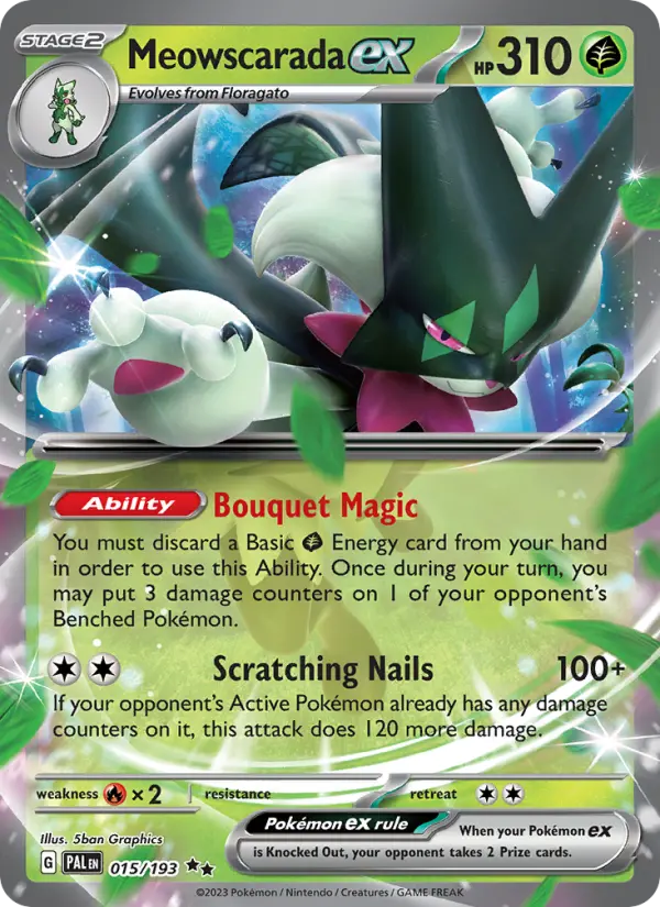 (#015/193) Meowscarada ex [Scarlet & Violet: Paldea Evolved]