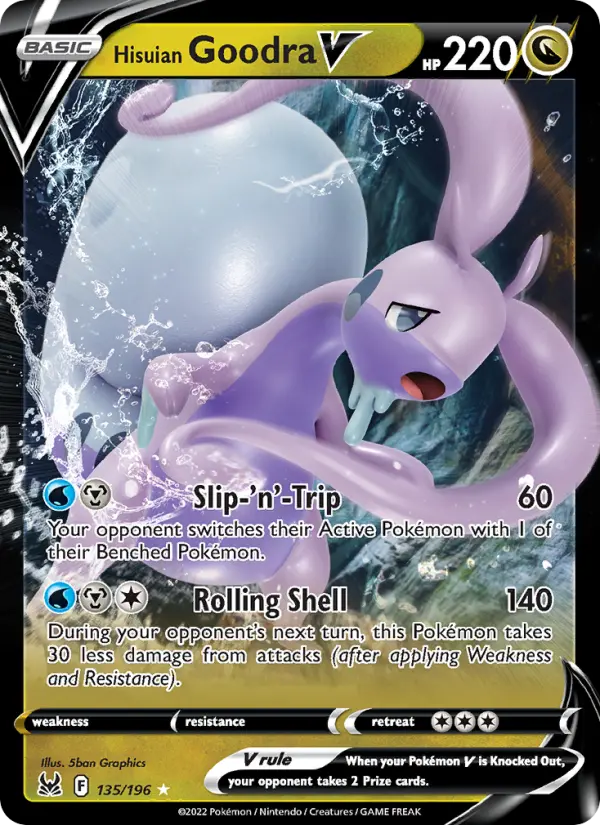 (#135/196) Hisuian Goodra V [Sword & Shield: Lost Origin]