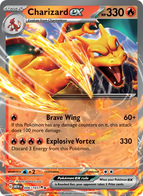 (#006/165) Charizard ex [Scarlet & Violet: 151]