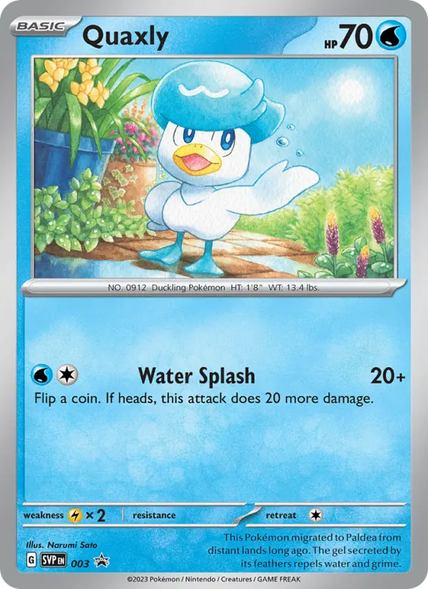(#003) Quaxly [Scarlet & Violet: Black Star Promos]