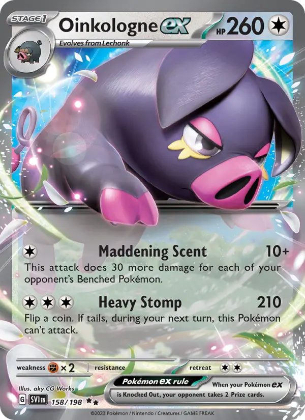 (#158/198) Oinkologne ex [Scarlet & Violet: S&V Base Set]