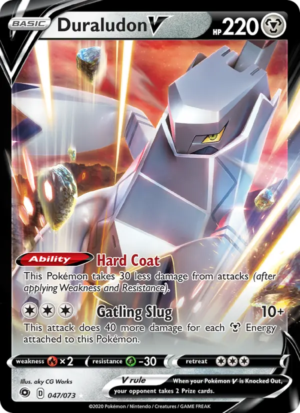 (#047/073) Duraludon V [Sword & Shield: Champion's Path]