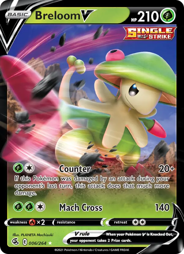 (#006/264) Breloom V [Sword & Shield: Fusion Strike]
