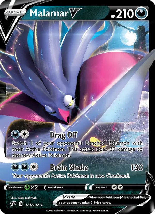 (#121/192) Malamar V [Sword & Shield: Rebel Clash]