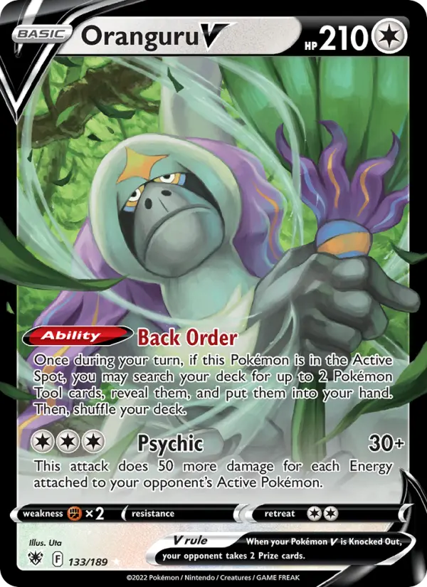 (#133/189) Oranguru V [Sword & Shield: Astral Radiance]