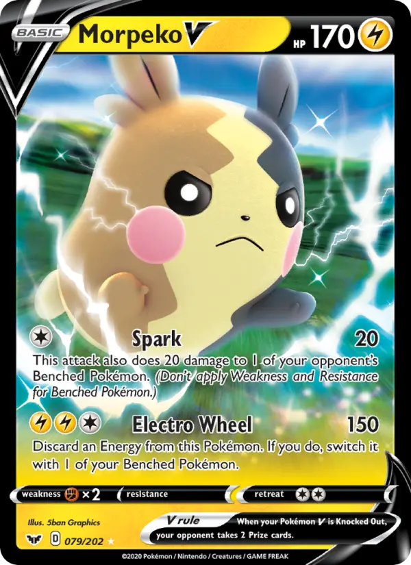 (#079/202) Morpeko V [Sword & Shield: SW&SH Base Set]