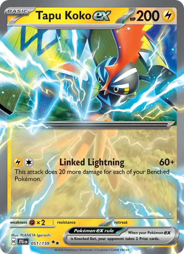 (#051/159) Tapu Koko ex [Scarlet & Violet: Journey Together]