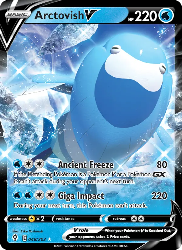 (#048/203) Arctovish V [Sword & Shield: Evolving Skies]
