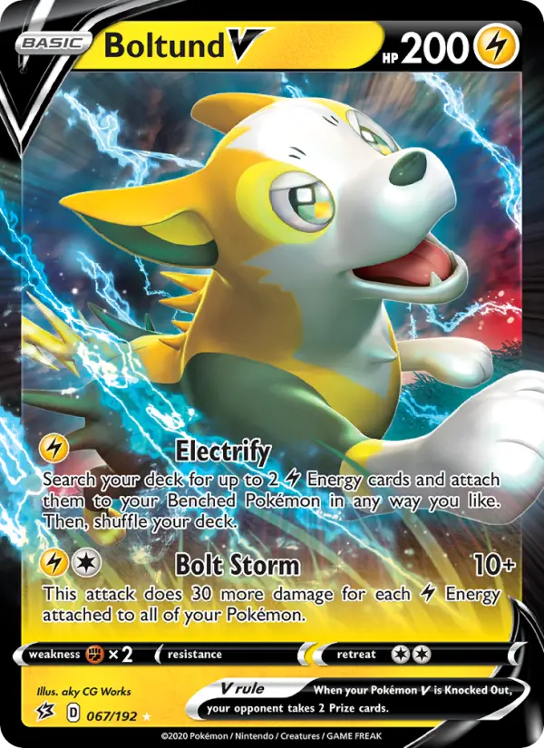 (#067/192) Boltund V [Sword & Shield: Rebel Clash]