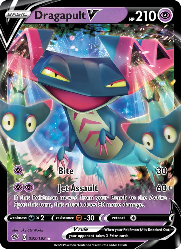 (#092/192) Dragapult V [Sword & Shield: Rebel Clash]