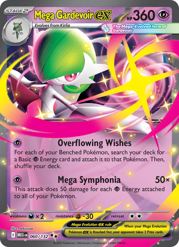 (#060/132) Mega Gardevoir ex [Mega Evolutions: ME Base Set]