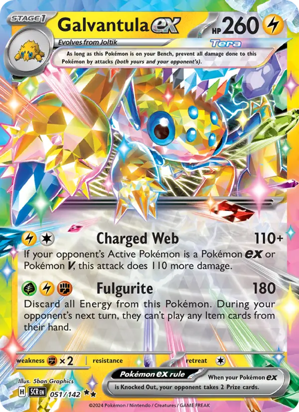 (#051/142) Galvantula ex [Scarlet & Violet: Stellar Crown]
