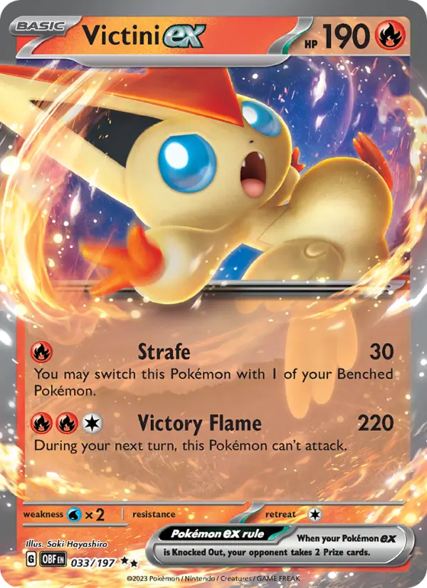 (#033/197) Victini ex [Scarlet & Violet: Obsidian Flames]