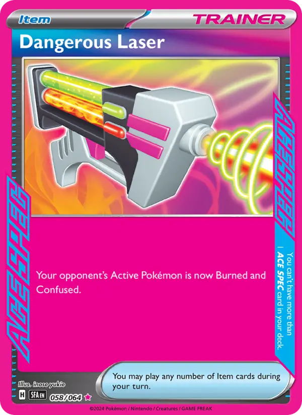 (#058/064) Dangerous Laser [Scarlet & Violet: Shrouded Fable]