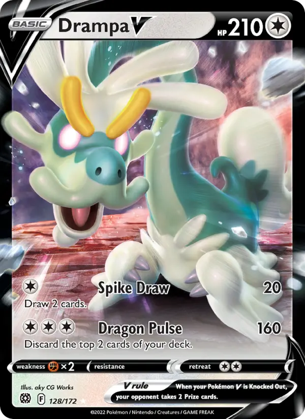 (#128/172) Drampa V [Sword & Shield: Brilliant Stars]