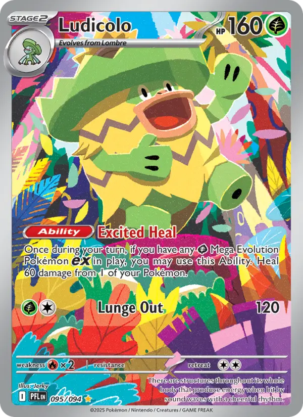 (#095/094) Ludicolo [Mega Evolutions: Phantasmal Flames]
