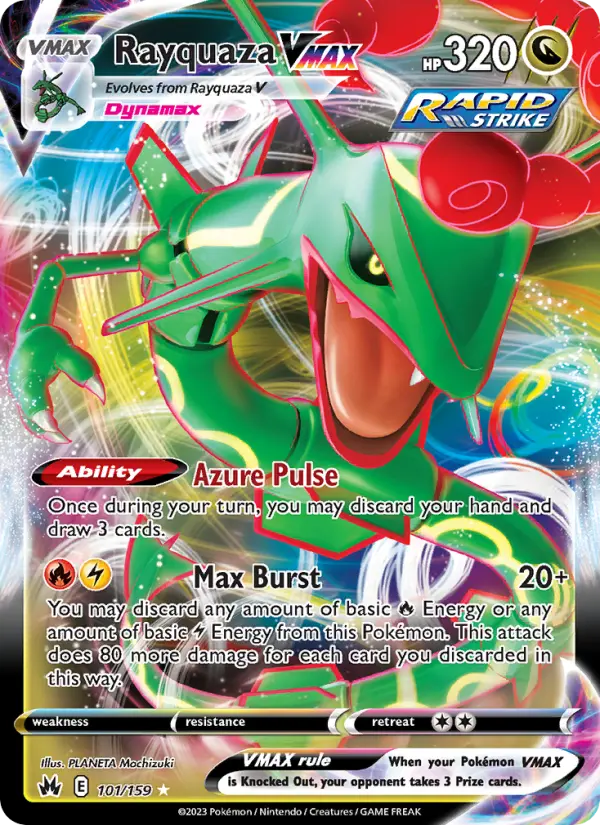 (#101/159) Rayquaza VMAX [Sword & Shield: Crown Zenith]