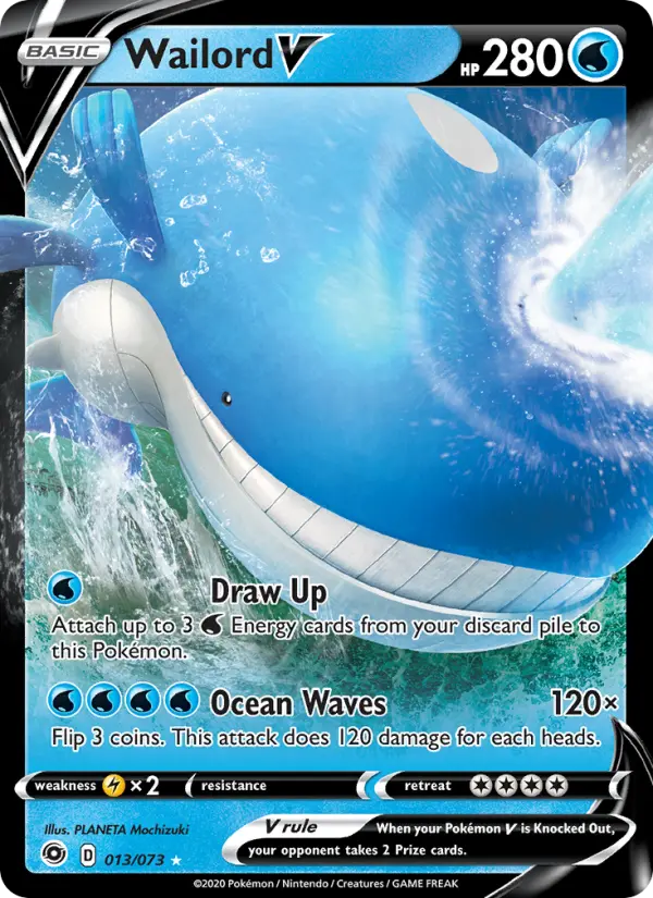(#013/073) Wailord V [Sword & Shield: Champion's Path]