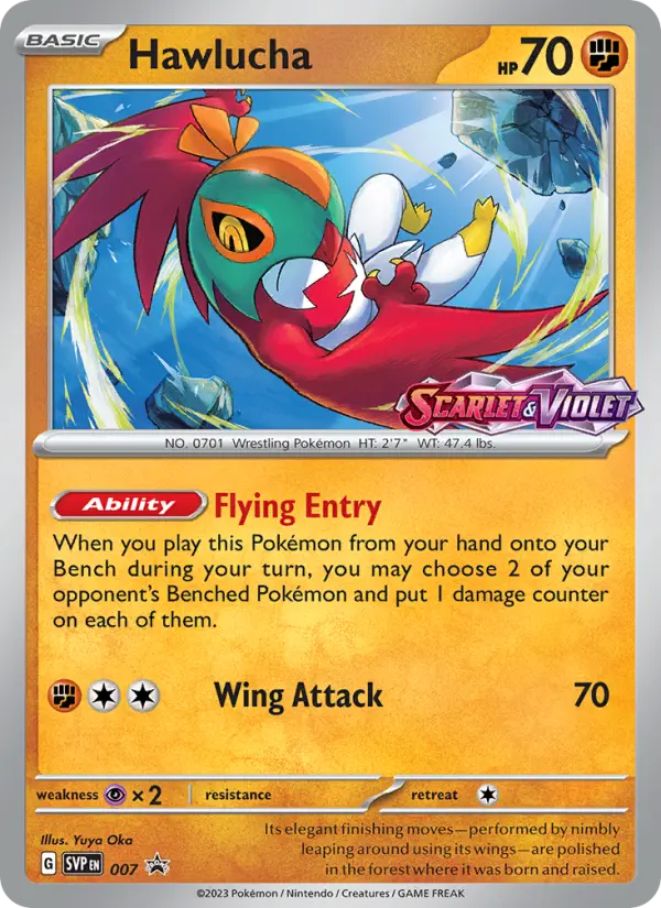 (#007) Hawlucha [Scarlet & Violet: Black Star Promos]