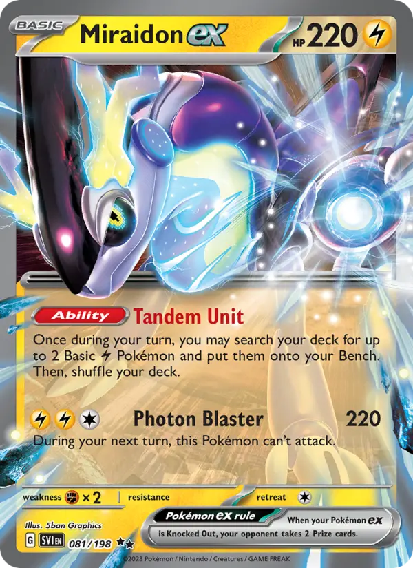 (#081/198) Miraidon ex [Scarlet & Violet: S&V Base Set]
