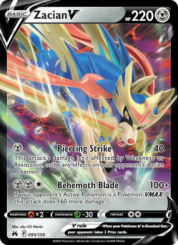 (#095/159) Zacian V [Sword & Shield: Crown Zenith]