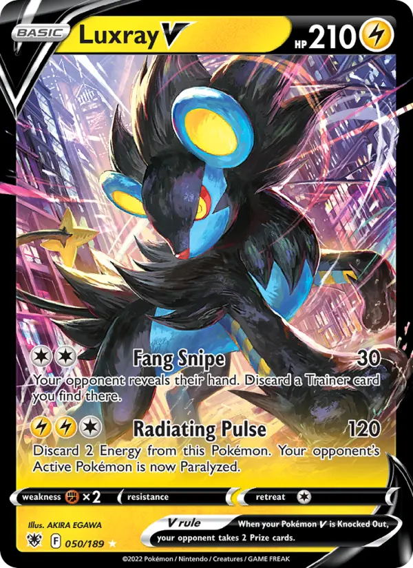 (#050/189) Luxray V [Sword & Shield: Astral Radiance]