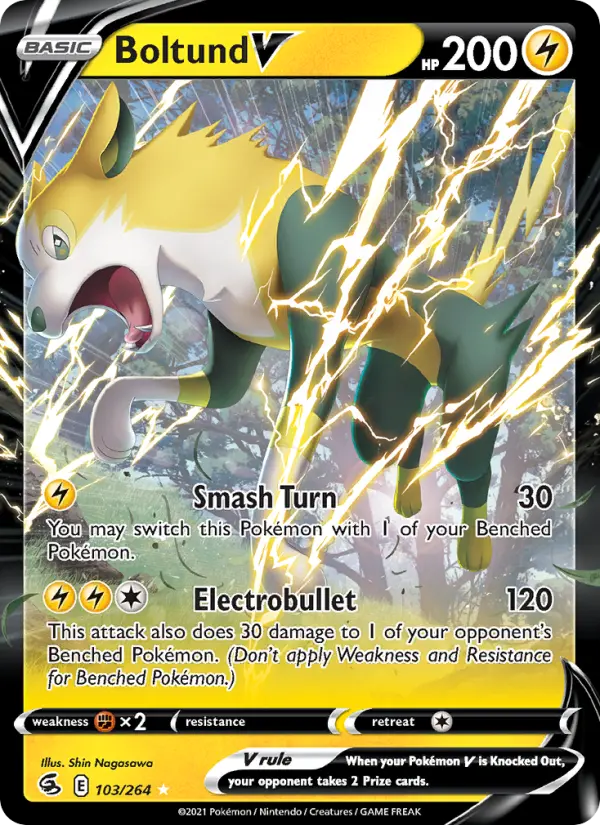 (#103/264) Boltund V [Sword & Shield: Fusion Strike]