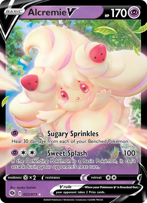 (#022/073) Alcremie V [Sword & Shield: Champion's Path]