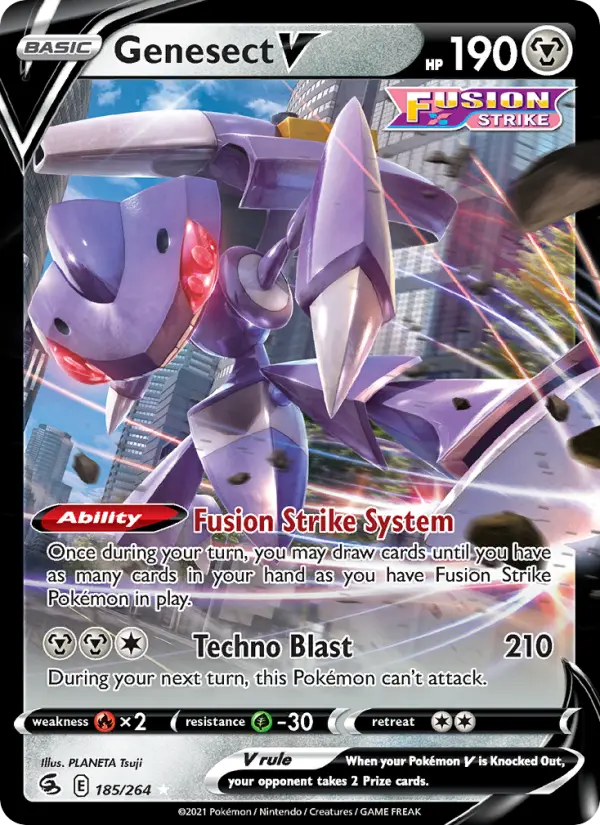 (#185/264) Genesect V [Sword & Shield: Fusion Strike]