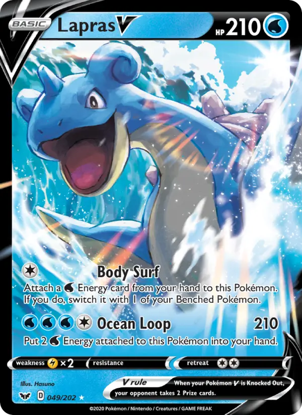 (#049/202) Lapras V [Sword & Shield: SW&SH Base Set]