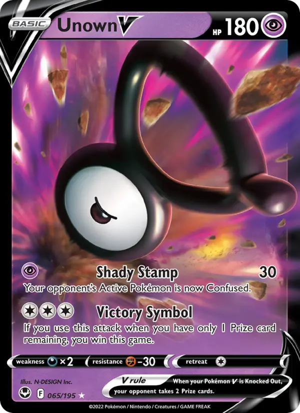 (#065/195) Unown V [Sword & Shield: Silver Tempest]