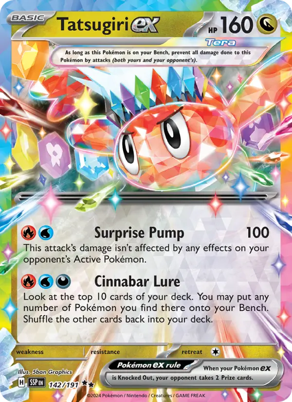 (#142/191) Tatsugiri ex [Scarlet & Violet: Surging Sparks]