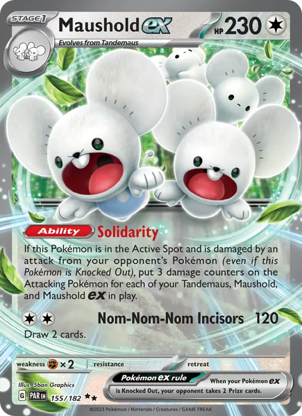 (#155/182) Maushold ex [Scarlet & Violet: Paradox Rift]