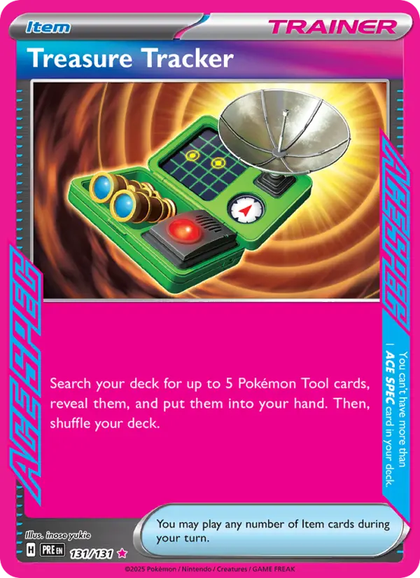 (#131/131) Treasure Tracker [Scarlet & Violet: Prismatic Evolutions]